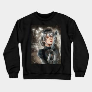 Nier automata portrait fan art Design (eyes edition) Crewneck Sweatshirt